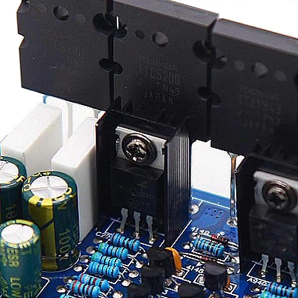 200W Mono Effektforstærker Board HiFi Dobbelt Output DC 35-60V Lydforstærker Modul wo [DB]