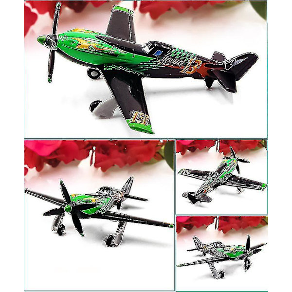 Alloy Aircraft Story Dust Dusty No. 7 Captain No. 5 No. 11 Fighter Barn Modell Leksak Present (damm nr 7 Ny) (FW)