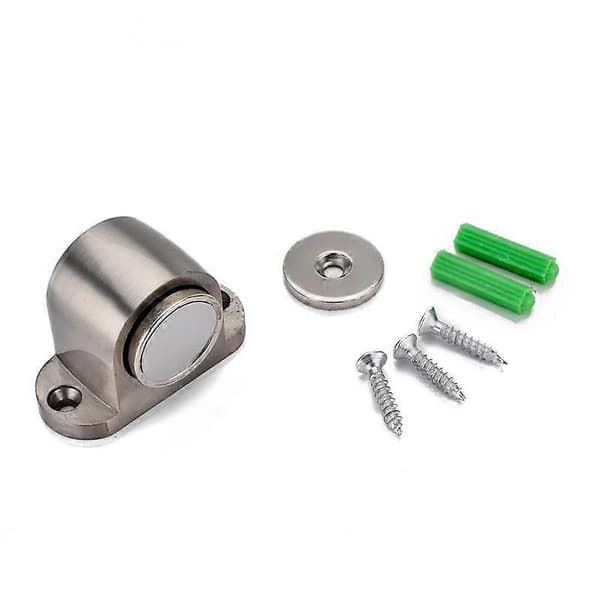 Magnetisk dørstopper - Kompakt rustfrit stål metal magnet dørstopper [DB]