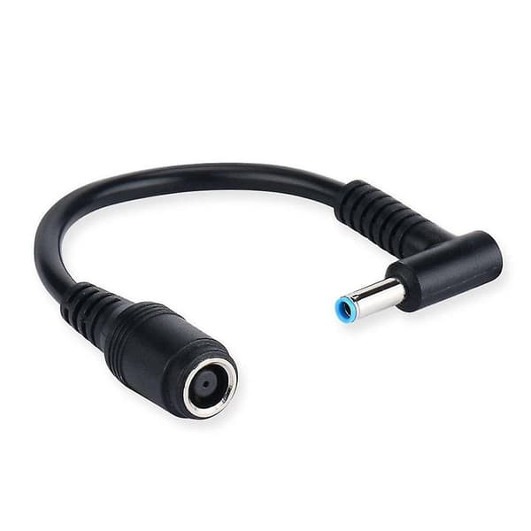 1 stk 7,4 mm til 4,5 mm DC Strømoplader Konverter Adapterkabel til HP Dell {Db}