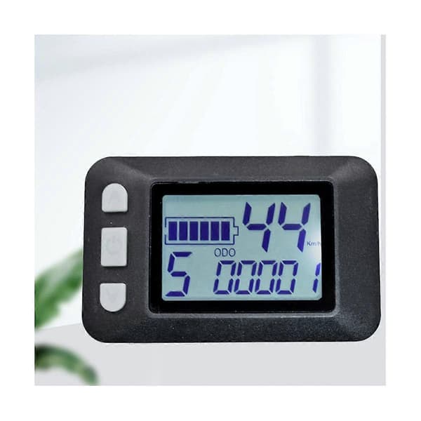 P9 LCD Display Dashboard LCD Skærm 24V 36V 48V 60V Elektrisk Cykel Meter til Elektrisk Scooter LCD Di [DB] Black