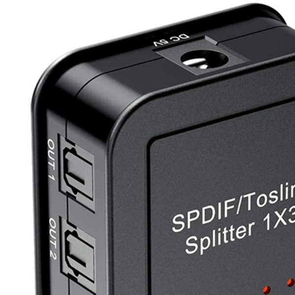Digital Optisk Audio Splitter Digital Fiber Optisk Audio Deler US [DB]