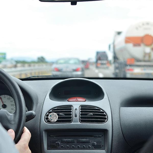 Bilparfume udluftningsclips bladformet diffuser til aromaterapi med genopfyldningspude[DB]