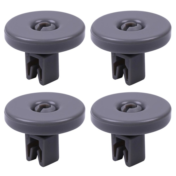 4 stk Reservedeler for oppvaskmaskin Oppvaskmaskiner erstatningsrulle Oppvaskmaskinrulle [dB} Dark Grey 4X4X3cm