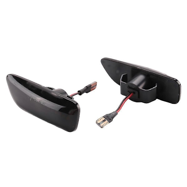 Virtaavat suuntavilkut Dynaaminen valo Sivuvalot Autolle S60 S80 V70 Xc70 Xc90 [DB] Smoky Black