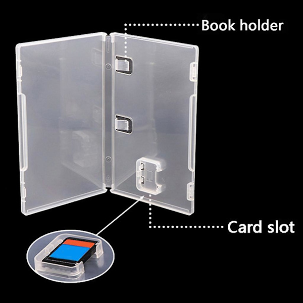 Spillkort Oppbevaringsholder For Ns Spillkort Micro-sd Minnekort Organizer- Boks [DB]