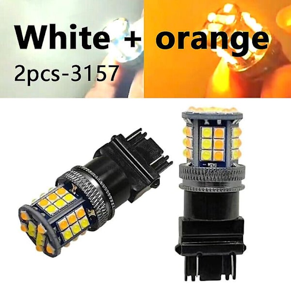 2x 3157 LED Blinkers Switchback för Chevy Silverado 1500 1999-2013 db