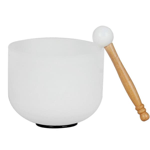 Lydterapiinstrument pind musikinstrument til krystalskål brug 1 stk gul[DB]