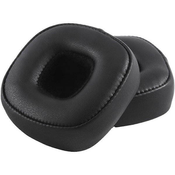 2 st Öronkuddar Ersättning Proteinläder Öronkuddar för 4.0 MAJOR IV Ersättning [DB] Black