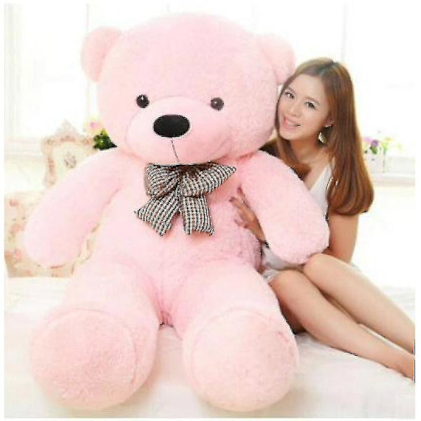 Fylld Jätte Teddy Bear Plysch Leksak Stor Kram Barn Dockor Älskare/julklappar Födelsedagspresent_y [DB] 60cm