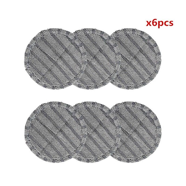 Mikrofibermoppduk för Samsung dammsugare Jet90. Vått/torrt mopp Elektriskt huvudborste Pad Tillbehör Mattborttagare {db} 6pcs
