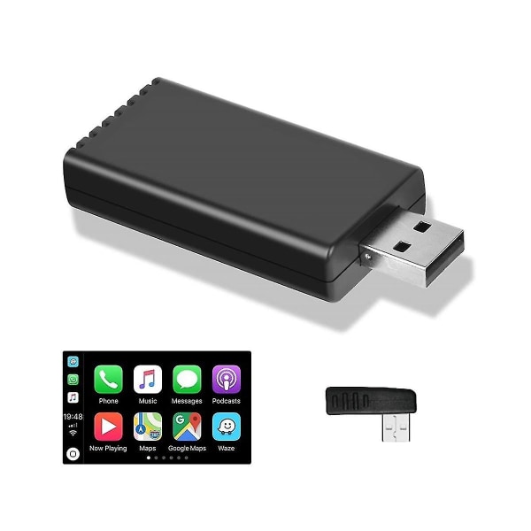 Trådlös CarPlay-adapter för bil, bilstereo med USB Plug and Play Smart Link Phone Automatic  [dB}