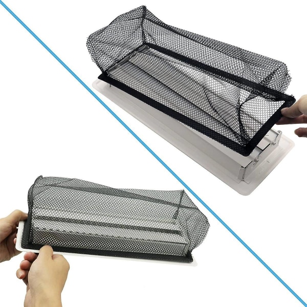 Gulvregister dekselfelle, gulvnettingsdekselskjerm for hjemmefiltre 6-pakker (4x10 tommer 6-deler)
