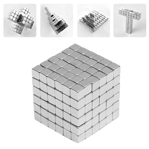 125 st kraftfulla sällsynta jordartsmetaller Neodymium kvadratmagneter block kub pedagogisk leksak BoSaiD Db