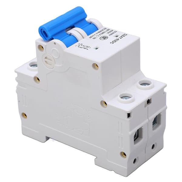 DC Miniatyrkretsbryter Oppgradert 2P 500V Luft for Solcelle PV-system Paneler Nett 32A [Db]