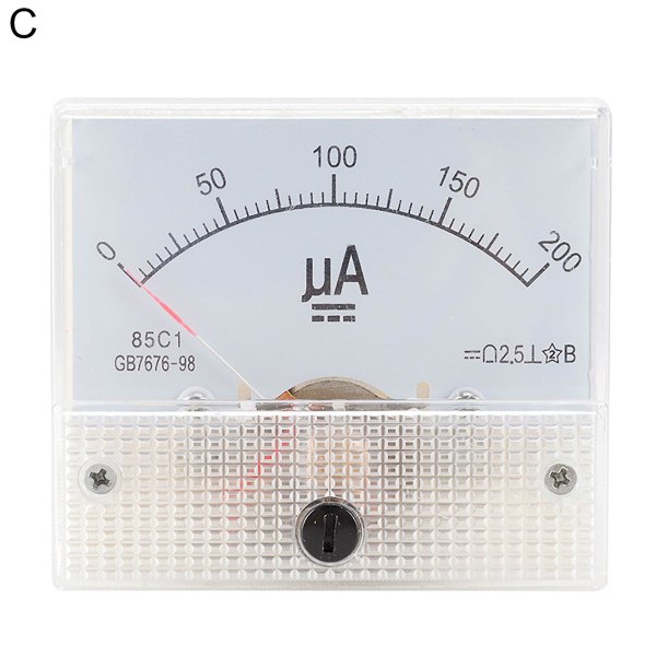 Analoge DC Flush Mount-målere Amperemetre