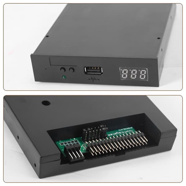 Version Sfr1M44-U100K Sort 3,5 Tommer 1,44Mb Usb Ssd Floppy Disk Drev Emulator Til Yamaha Korg Roland El db black