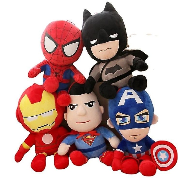 Pehmo Spiderman-nukke nukke Rag Doll Girls -lahja nukkumiseen 25 cm:n kanssa [DB] Batman
