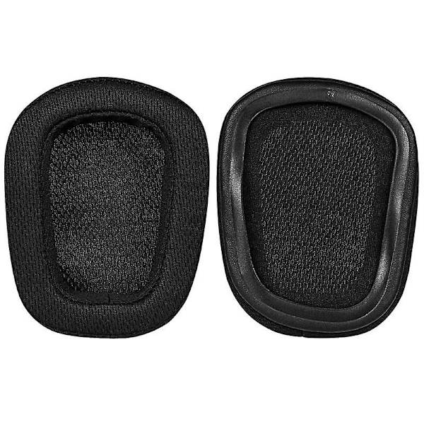 1 par skumöronkuddar i läder för G935 G635 G533 G433 G231 trådlösa spelheadset [DB] Black