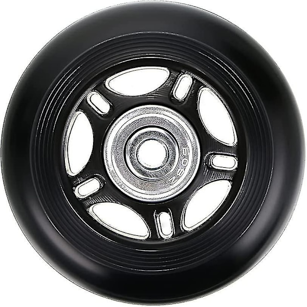 2 st Reserveringshjul för resväska, 70*24 mm, svarta