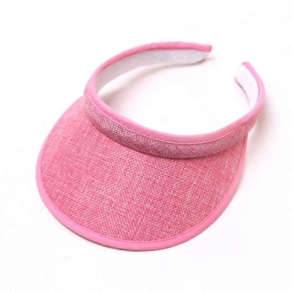Clip On Visir Solhatt Vuxen Bred Brätte Clip On Huvudkeps Visir För Kvinnor [db] Pink