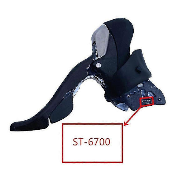 Vägcykelkonsolöverdrag för Shimano Ultegra ST-6700 Dubbelkontrollspakscykeldelar Blue