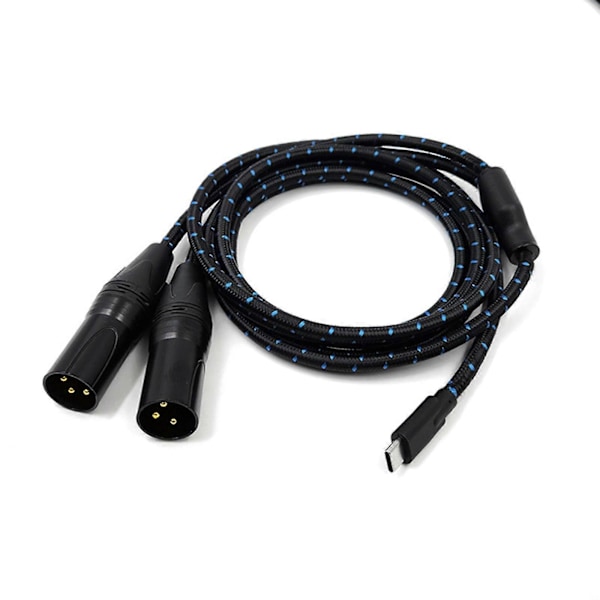 Type C - 2 XLR 3-nastainen Type C - XLR uros-uros USB C - 2 XLR uros 50cm [DB] 100cm Optional