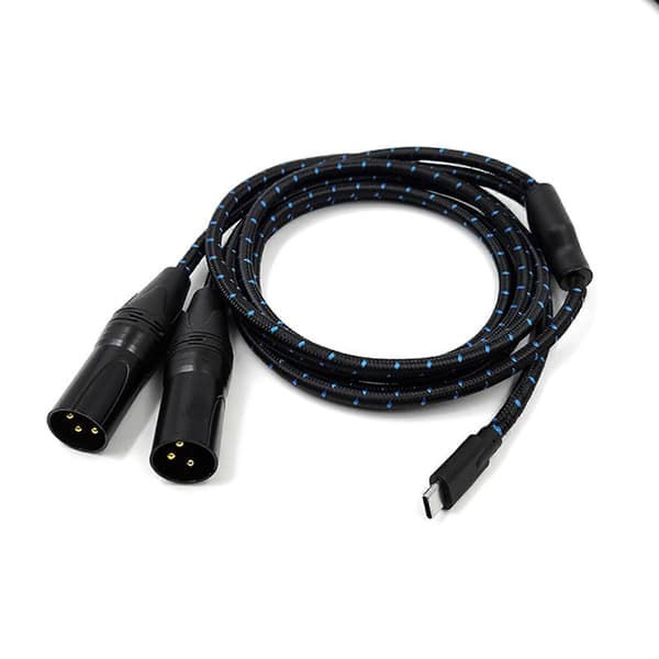 Type C til 2 XLR 3-benet Type C til XLR Han Han til Han USB C til 2 XLR Han 50cm [DB] 100cm Optional
