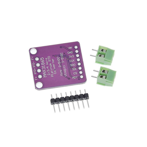 Max31865 Pt100/pt1000 RTD-till-digital-omvandlare kretskort temperatur termoelement sensor förstärkare modul