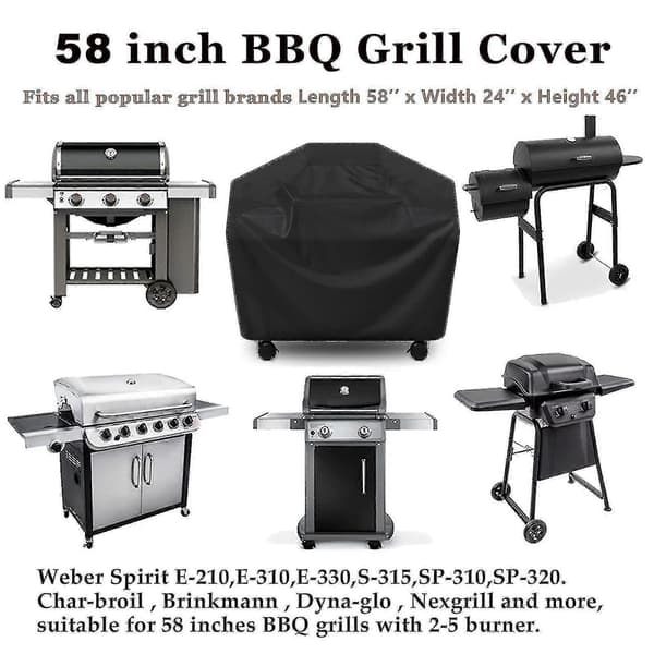 5 Størrelser Vandtæt Grillovertræk [db] 145*61*117cm