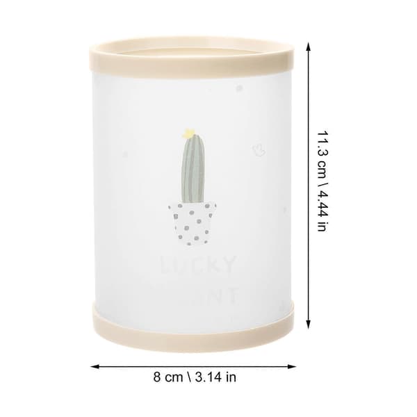 Kreativ pennholder DIY blyantveske for oppbevaring 6 stk sammenleggbart plastsett[DB]