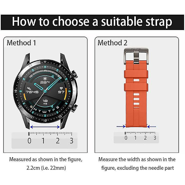 Dubbelfärgad 20mm Silikonarmband för Coros Pace 2/Garmin vivoactive 5/GarminActive 5/Venu Sq 2 {Db} Blue Grey