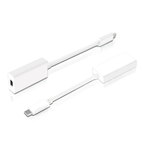 MacBook Air Pro Thunderbolt 3 USB-C til Mini DisplayPort Konverter Adapter 4K PLAY [db]