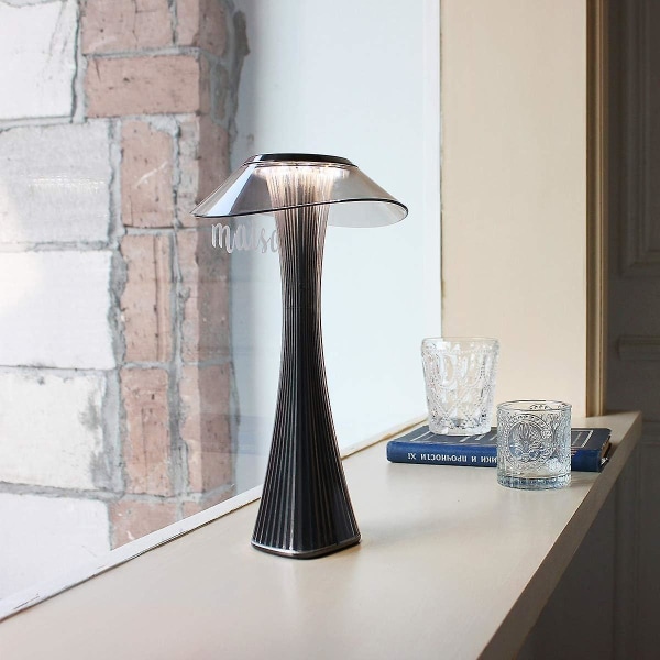 Designer Bordlampe Oppladbar Touch Led Bordlampe - Dimbar Titanium Usb Sengelampe 3W Cordle [DB]