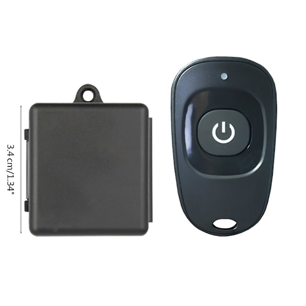 12V Kauko-ohjainkytkimet Pitkän matkan langattomat kytkimet Langaton kauko-ohjain [db] Black shell 315MHZ