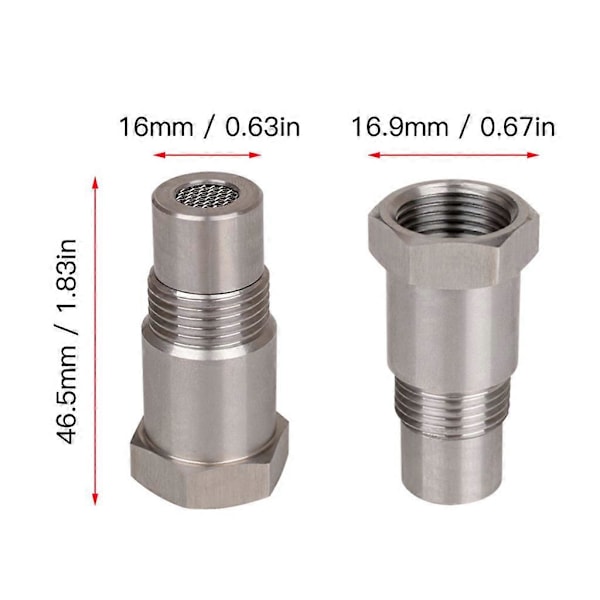 Oxygen O2 Sensor Spacer Adapter CEL Motorlys Eliminator Katalysator db