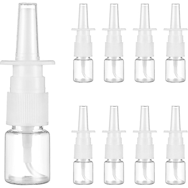 5 ml nässprayflaska näspumpspray påfyllningsbar reseformat (5 ml, 20 st) (a-1b) DB 5ML