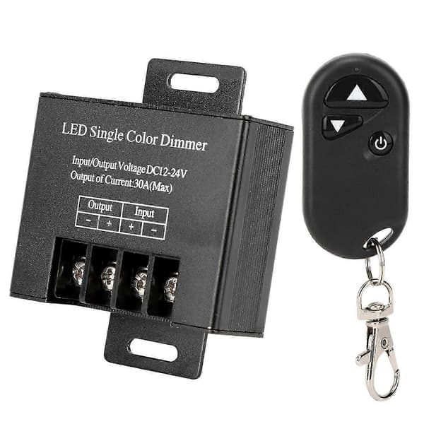 30A, 720W RF lysdæmper med 3 knapper til DC12/24V controller [DB]