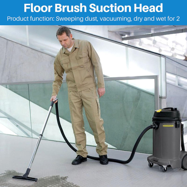 Sopii Karcher NT -sarjan lattianpuhdistuspään lattiaharjaan imupää Karcher NT18 NT20 NT30 [DB] Black