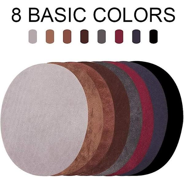 16 stk. 8 Farver Oval Albue Suede Stof Applikationer Klud Jern På Og Sy På Knæ Patches Til Sweatshirt Løse T-shirts Tilbehør, 4,3 X 5. {db}