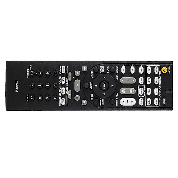 Fjärrkontroll Ersättning RC-762M för AV-Receiver HT-R380 HT-R290 HT-R390 HT-R538 TX-SR308 HT-S340 [DB] Black