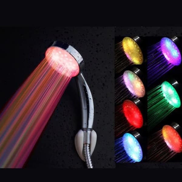 Käsisuihku 8 LED-valolla