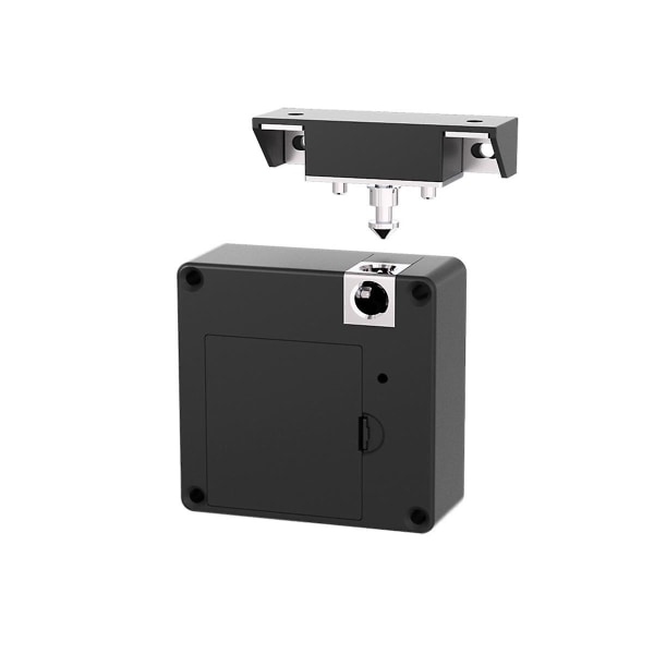 Reikävapaa laatikon lukko Bluetooth Näkymätön kaapin lukko Lokero Lokero Lukko Elektroninen älykäs kaappi [DB] Black