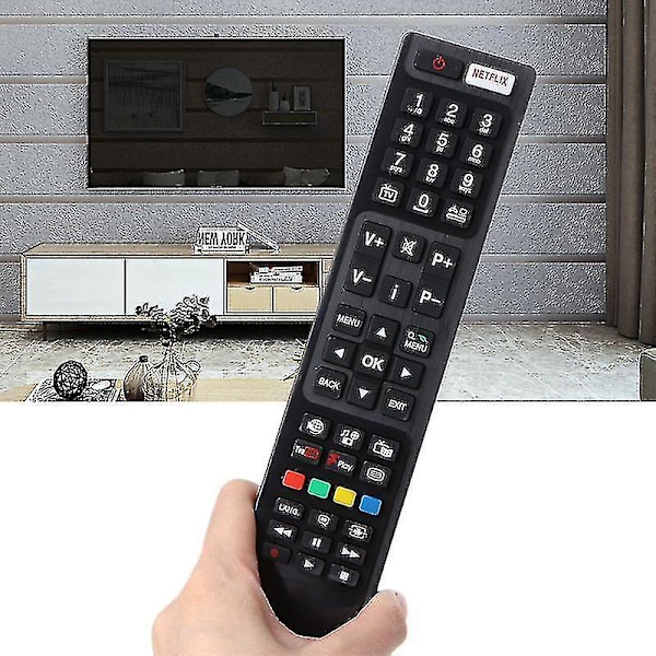 Ersättning RC4848f för Hitachi TV-fjärrkontroll 48hb6t72u 55hk6t74u 49hk6t74u 43hb6t72u 32hb6j61u [DB]