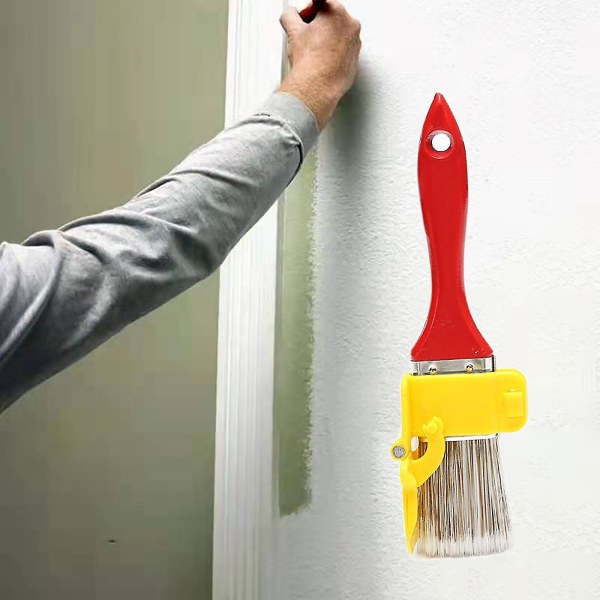 Kantmalerpensel Hjørnekantbørstehåndtag bærbart til maling af vægge indendørs [DB]