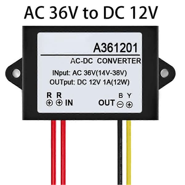 AC 36V til DC 12V Mini Bærbar Strømforsyning Konverter Regulator Adapter Modul [db] 3A