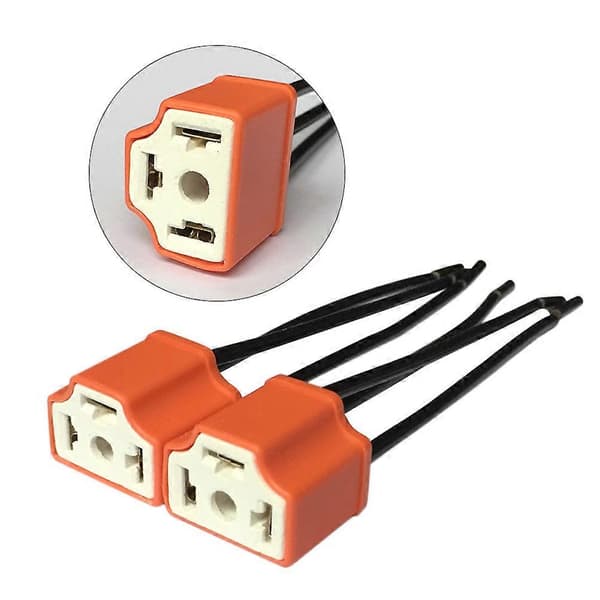 Automotive Relay Keramisk Baseholder til Auto Forlygte Relæ 2 Stk[DB]
