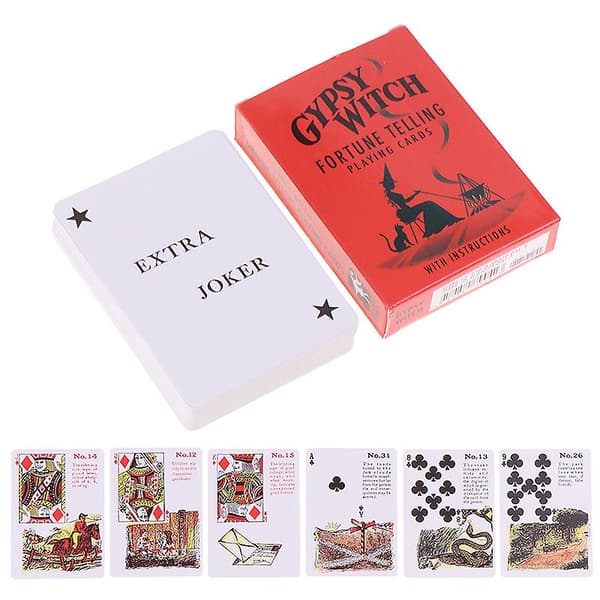 Gypsy Witch Fortune Telling Tarot Oracle Card Prophecy Divination Board Game [DB] Multicolor one size