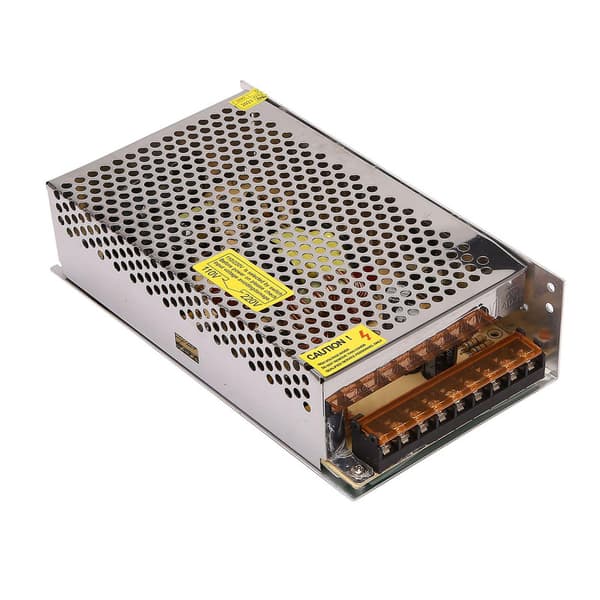 24V 10A LED-switch transformator strømforsyning adapter 250W LED-strip switch driver til CCTV industriel kontrol DB silver
