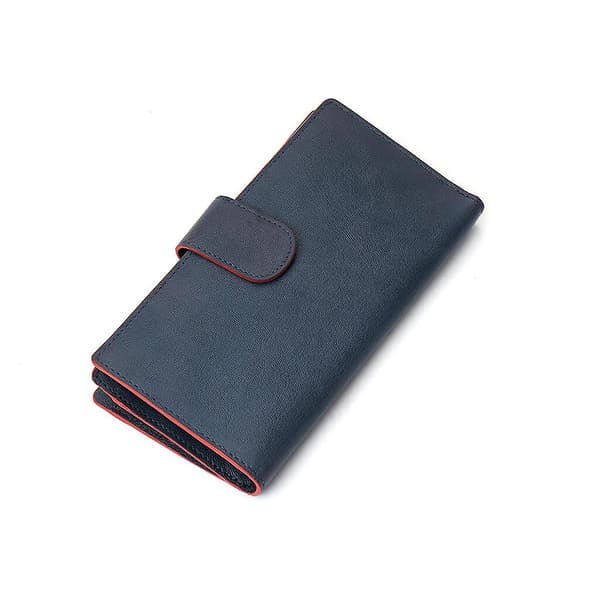 Luna Leather Large Tab Lompakko - 2923 [DB] Blue